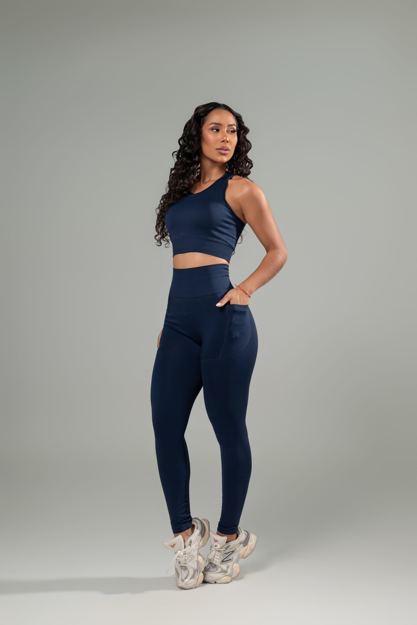 Conjunto Legging com Bolso Lado;