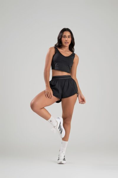 Conjunto Feminino Short e Top em Poliamida Premium Flythom