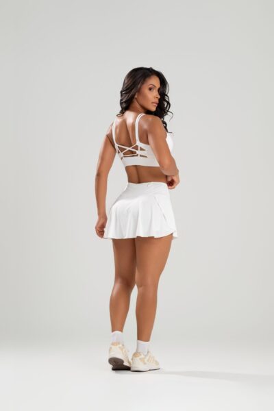 Conjunto Feminino Short Saia em Poliamida Premium Flythom