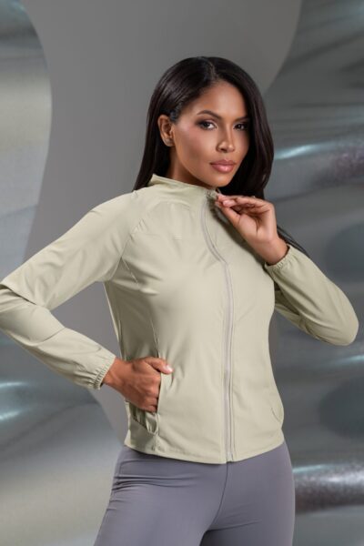 Casaco Corta Vento Feminino com Elastano Flythom