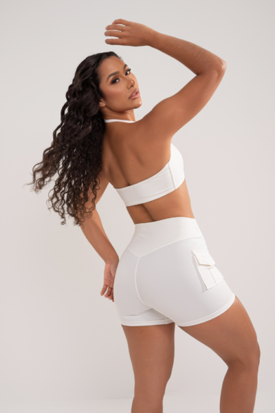 Conjunto Feminino em Poliamida Premium com Bolso Lateral