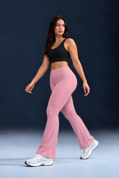 Calça Flare Vanessah – Cintura Alta | Moda Fitness